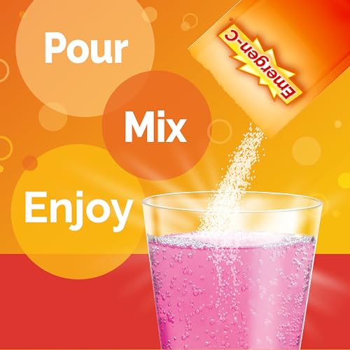 Emergen-C 1000mg Vitamin C Powder, with Antioxidants, B Vitamins and Electrolytes, Vitamin C Supplements for Immune Suppor...
