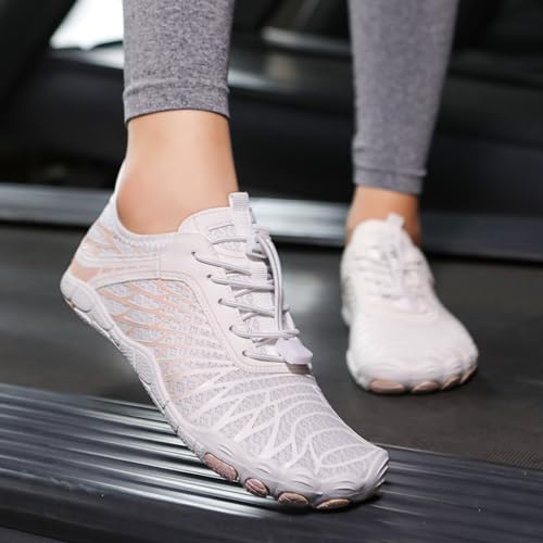RUFONE Hike Barefoot Shoes for Women Men Breathable & Non-Slip Athletic Footwear Wide Toe Water Shoes,Designed for Walkin...