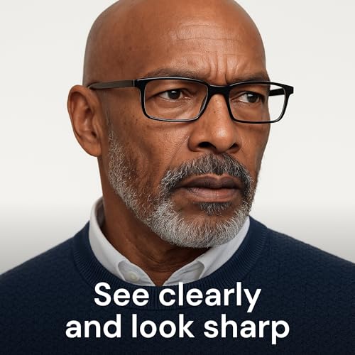 Gaoye Multi Pack Reading Glasses - Blue Light Blocking Lenses, TR90 Frames, UV400 - Eyeglasses with Clear Vision (Black, ...