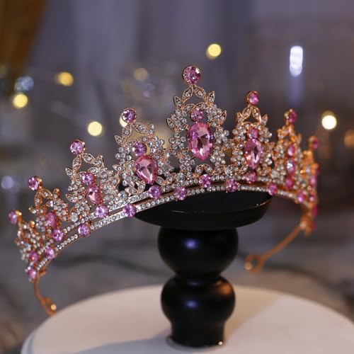 Tiaras for Women Birthday Crown Princess Crowns Rhinestone Girls Headbands Prom Party Accessories Wedding Bridal Hairpiece...