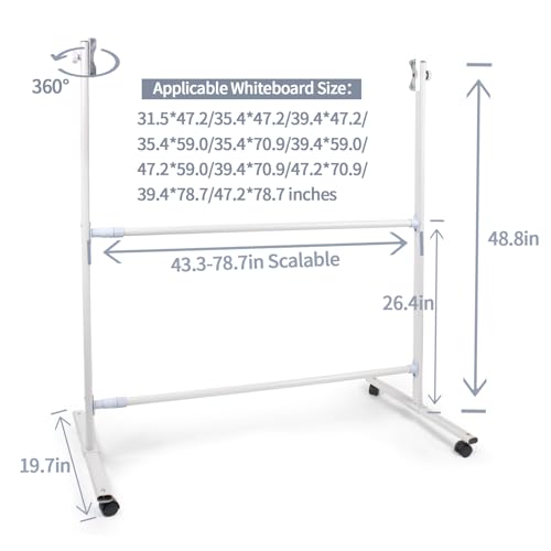 whiteboard Stand Only,Whiteboard Mounting Brackets,Adjustable whiteboard Easel Only,Restaurant Stand Up White Board,Large ...
