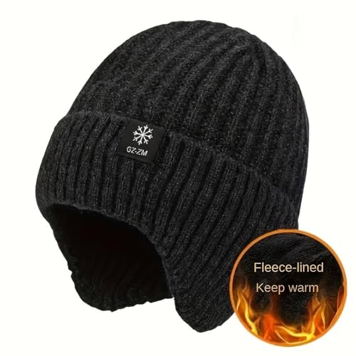 Warm Ear Protection Winter Cap for Outdoor Activities, Classic Outdoor Sports Hat, Stylish Cold Weather Accessory