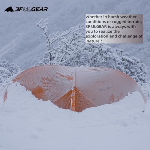 3FULGEAR Backpacking Tent, Floating Cloud 2 Easy Setup 2 Person 3/4 Season Ultralight Tents Waterproof Windproof Double La...