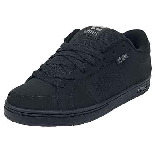 Etnies Kingpin Men's Skateboarding Shoe Classic Puffy Sustainable, Comfortable & Durable Footwear with Die-Cut EVA Insole - Black/Black - 13