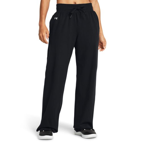 Under Armour Women's Motion Open Hem Pants, (001) Black / / White, XX-Large
