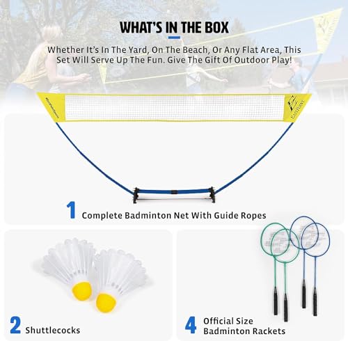 EastPoint Sports Easy Setup Badminton Set