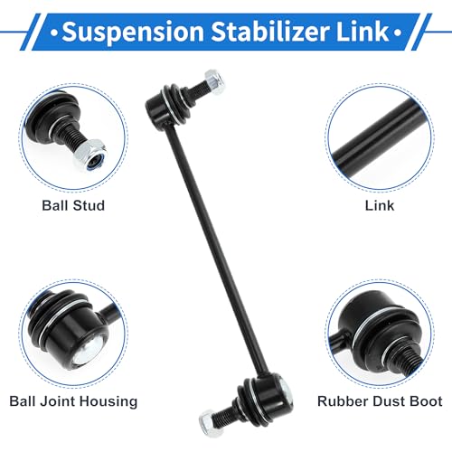 VekAuto Front Stabilizer Bar Links with 2 Pcs Bushing for Toyota Camry 2002-2006 Sway Bar Link Kits No.K90344/K200617 1 Set