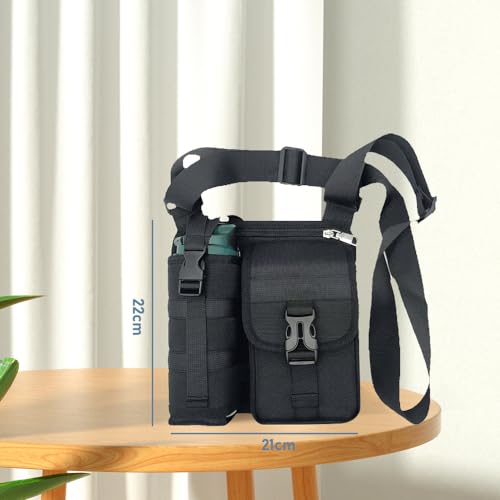 Drkicsy Shoulder Bags With Water Bottle Holder, Sling Backpack Shoulder Crossbody Bag Sports Workout Bags Crossbody Water ...