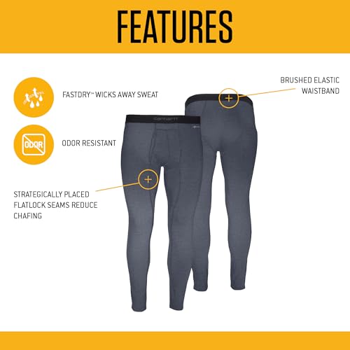 Carhartt Men's MBL112 Base Force¢ç Heavyweight Base Layer Bottom