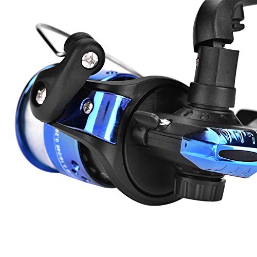 OUKENS Fishing Reel, 3 Colors Freshwater Plastic Plating Lightweight Spinning Fishing Reel Tackle Accessory
