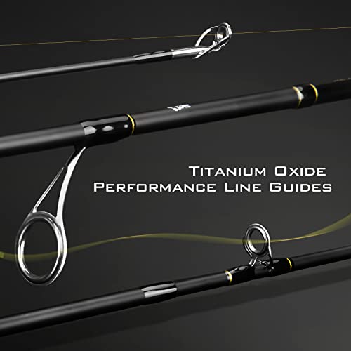 KastKing Valiant Eagle Passage Travel Fishing Rods, 4 & 6 Pc Pack Rods, Spinning, Casting and Fly Models, IM6 Graphite Bla...