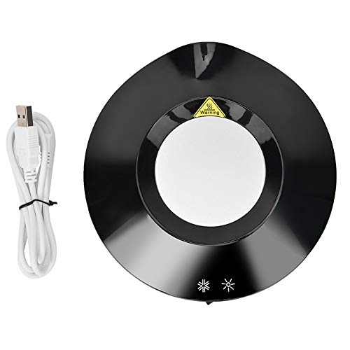 USB Drink Cooler Bed Warmer Beer Heater car Cup Holder and Cooling Coaster Electric Chiller Smart Cold Plate Coffee Tablet...