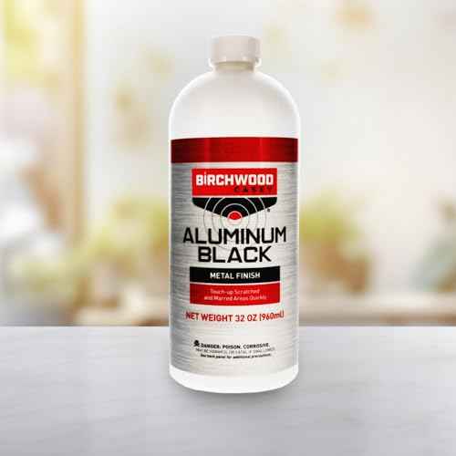 Birchwood Casey Fast-Drying Fast-Acting Aluminum Black Metal Finish for Restoring Scratched and Marred Areas, Gun Cleaning