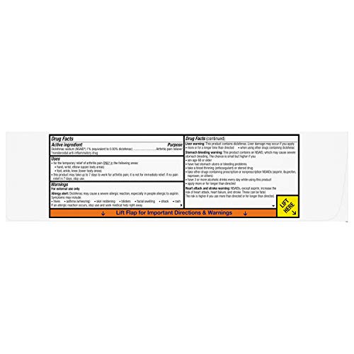 Voltaren Arthritis Pain Gel for Powerful Topical Arthritis Pain Relief with Diclofenac - NEW Easy Open Cap - 100 g Tube And 20 g Travel Size Tube