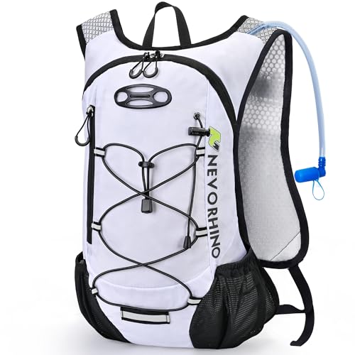 Lightweight Hydration Backpack, Running Backpack with 2L Water Bladder, Hydro Water Daypack for Cycling Hiking Rave for Me...