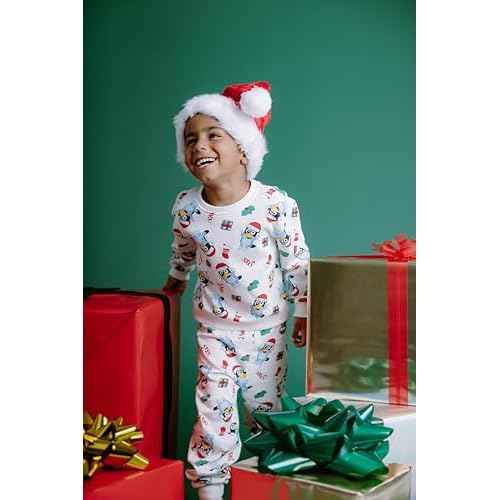 Bluey Halloween Christmas Fleece Sweatshirt and Jogger Pants Outfit Set Toddler to Big Kid Sizes (2T - 10-12)