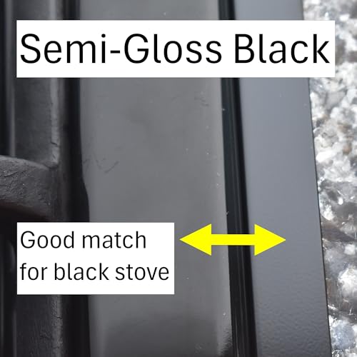 TrueGem Stove Gap Covers - 23.4", Black, Stainless Steel