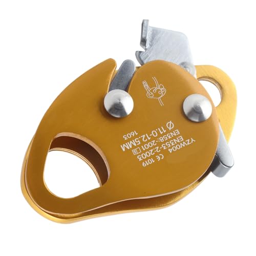 Belay Device, Rock Climbing Gear Alloy Rigging Equipment with High Strength for Climbing
