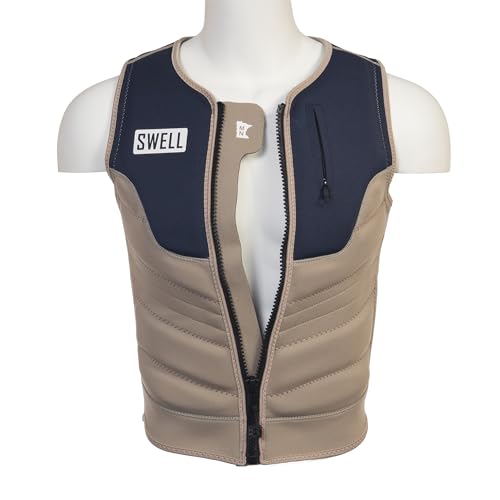 Mens Neoprene Wakesurf Comp Vest - Designed Exclusively for Wake Surfing, but Great for All Other Watersports Activities!