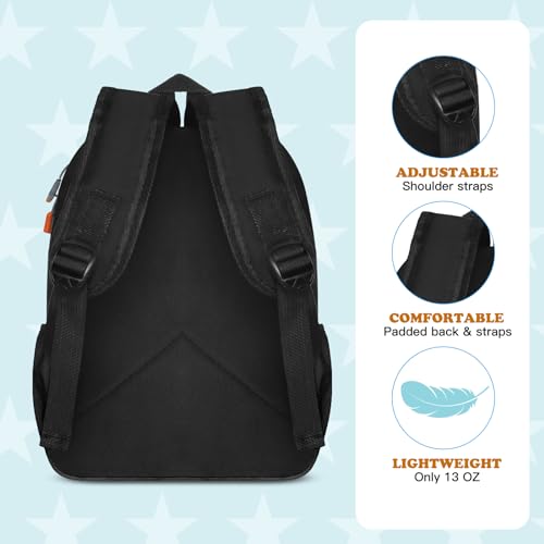 Little Kids Backpack for Girls Boys - Toddler Preschool Backpack School Bag Cute Kindergarten Backpack for Aged 3-6, Black