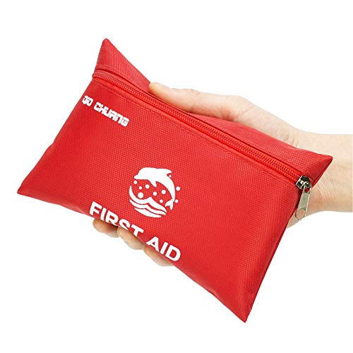 Small Travel First Aid Kit - 87 Piece Clean, Treat and Protect Most Injuries,Ready for Emergency at Home, Outdoors, Car, C...