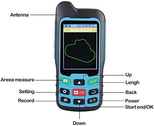 Handheld GPS Survey Equipment, BEVA GPS Land Measuring Instrument, Mini Handheld GPS Units for Mountainous Land, Slope and...