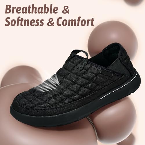 Men's Loafers Two Wear Slippers Indoor Home Lightweight Non-Slip Outdoor Garden Shoes