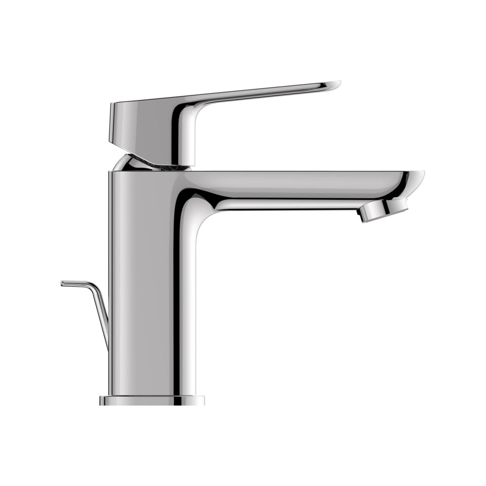 Grohe 1053490000 Cubeo Single Hole Single Handle S-Size Bathroom Faucet, Cold Start, 1.2 GPM, Starlight Chrome