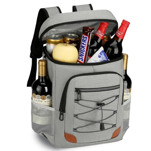AMNOW Backpack Cooler Insulated Leak Proof for Men Women 36 Cans Soft Cooler Backpack Insulated Waterproof Large Capacity ...