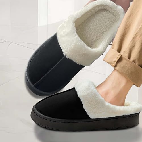 Women's Memory Foam Slippers Fluffy Winter House Shoes Indoor and Outdoor
