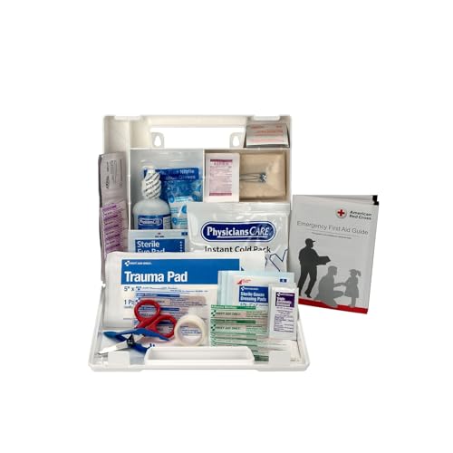 First Aid Only 223-U OSHA-Compliant First Aid Kit, All-Purpose 25-Person Emergency First Aid Kit for Business, Worksite, H...