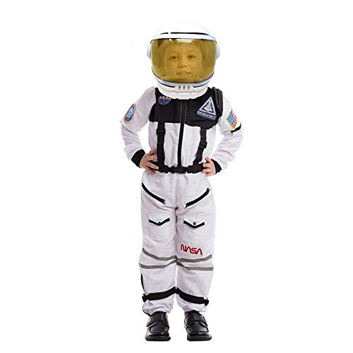 Spooktacular Creations Astronaut Costume with Helmet, Space Suit for Toddler, Kids Astronaut Halloween Costume for Cosplay