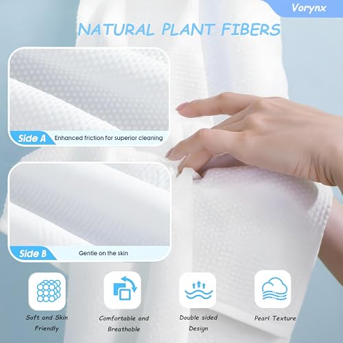 10-Pack Extra Large Disposable Compressed Towels | 70 x 140 cm Bath Towels/Travel Towels | Quick-Drying, No Rinsing Requir...