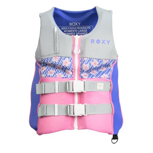 ROXY Women's Life Vest, USCG and Transport Canada Approved Type III PFD, Evoprene CGA Life Jacket for Boating Kayaking Raf...