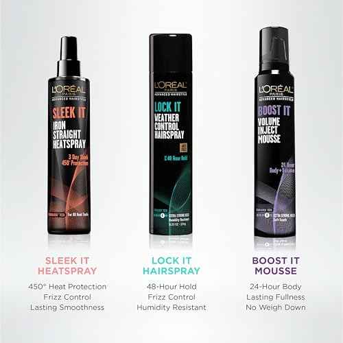 L'Oreal Paris Hair Care Advanced Hairstyle Boost It Volume Inject Mousse, 8.3 Ounce