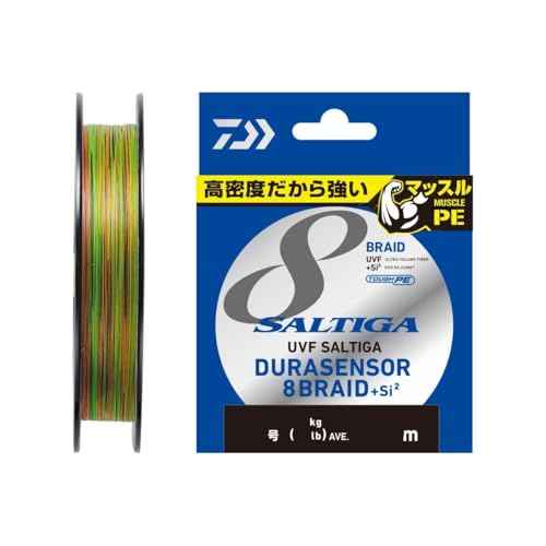 DAIWA PE Line UVF Soltiga Dura Sensor X8+Si2 No. 5 400 m, Multicolor