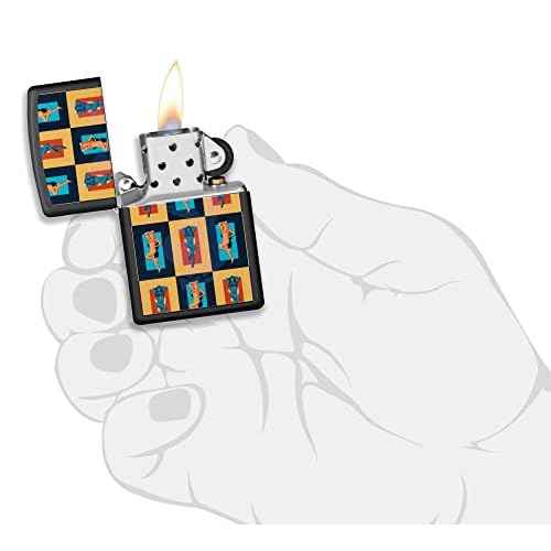 Zippo Playboy Black & White Rabbit Pocket Lighter