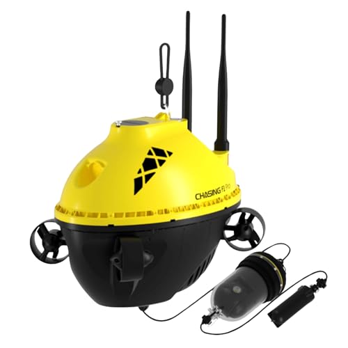 Chasing F1 Pro Fish Finder Underwater Drone | Underwater Rotatable Fishing Camera, Yellow
