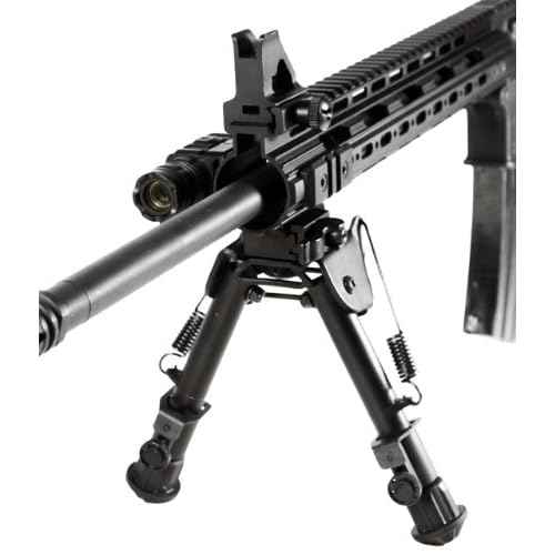 UTG Tactical OP Bipod, QD Lever Mount, Height 5.9"-7.3",Black