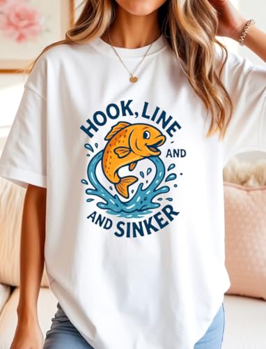 Fishing Adventure Hook Line Sinker Splash Thrill - Tee for Men & Women - Graphic T-Shirt