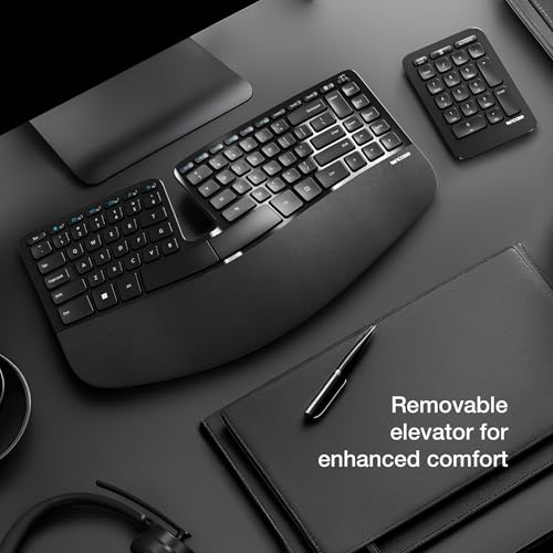 Incase Sculpt Ergonomic Keyboard – Designed by Microsoft – Split Keyset Design, Palm Rest, Contoured Layout, One-Touch Win...