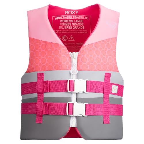 ROXY Women's Life Vest and Kids Life Vest, USCG Approved PFD, Light-Weight EPE Foam Life Jacket with Quick-Release Buckles...