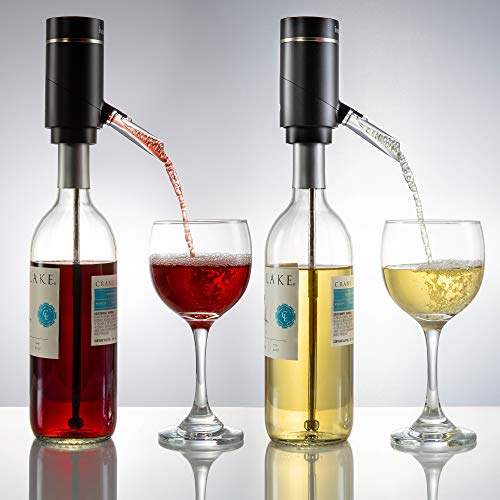 Ivation Electric Wine Aerator and Dispenser | Rechargeable Automatic Wine Pourer with Touch Button Control, Precision Spou...