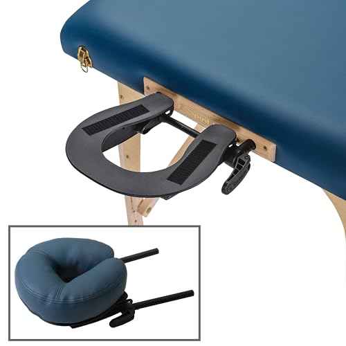 EarthLite Massage Table Face Cradle Deluxe Adjustable - Durable, Fully Adjustable Headrest Platform for Massage Chairs & Tables