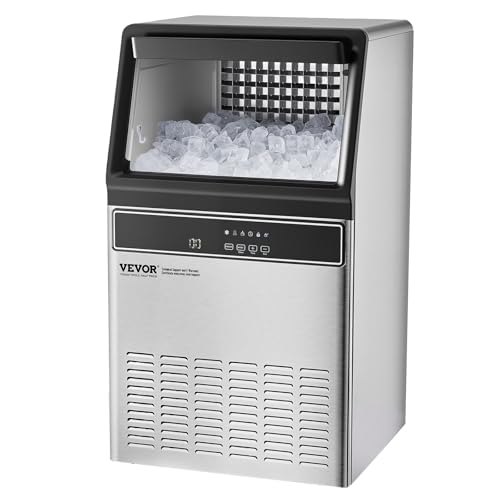 VEVOR Freestanding Ice Maker Machine for Bar Office Restaurant (160lbs/24H)