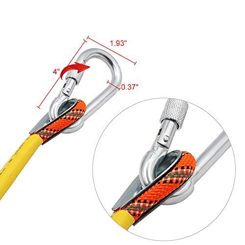 X XBEN Outdoor Climbing Rope 10M(32ft) 20M(64ft) 30M(96ft) 50M(160ft) 70M(230ft) 152M(500FT) 352M(1000FT) Static Rock Clim...