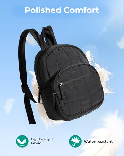 BAGSMART Mini Backpack for Women, Lightweight Small Backpack Purse, Fashion Causal Daypack for Work College, Water Resista...