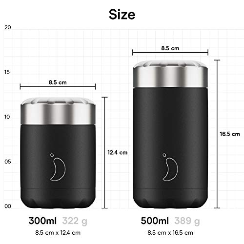 Chilly's Food Pot - Leak-Proof, Premium Stainless Steel Reusable Food Container - Double-Walled Insulated for Hot or Cold ...