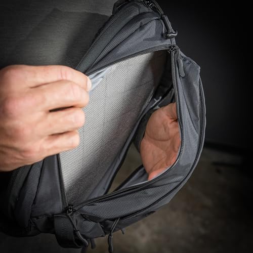Eberlestock Fade Sling Tactical Crossbody Bag – EDC Backpack with CC Compartment, Hydration Port, Loop Pockets, 573 Cu In