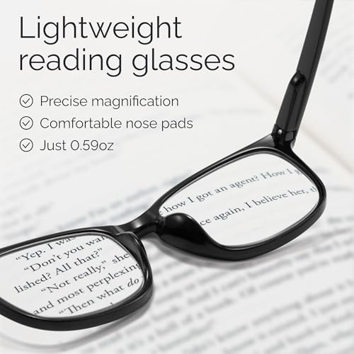 CCVOO 2.5 Reading Glasses for Women, Eye glasses, Blue Light Readers for Women, Cheaters